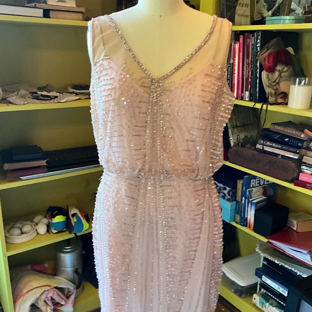 Adriana Papell  Beaded Formal Dress